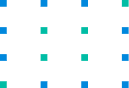 Blue and green squares on black background.